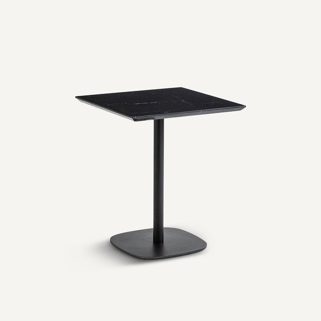 Bistrot tafel, zwart marmer, Beldixe <span itemprop=