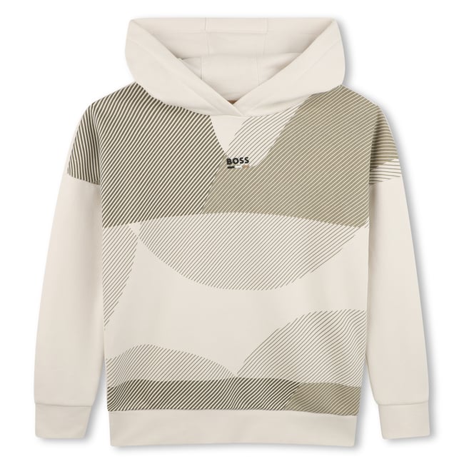 Sweat à capuche ivory <span itemprop=