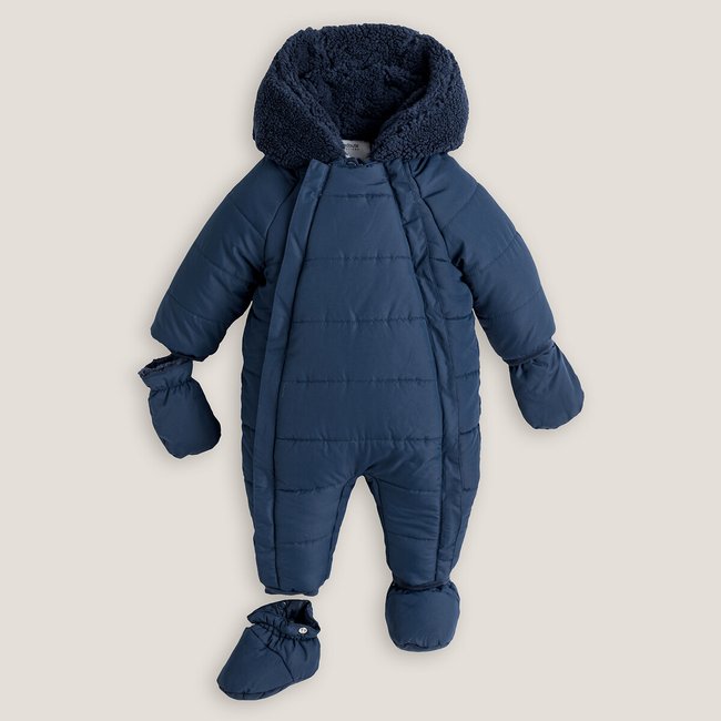 Combipilote chaude à capuche bleu marine LA REDOUTE COLLECTIONS