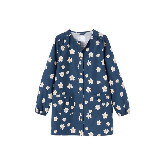 Tablier marguerites marine <span itemprop=