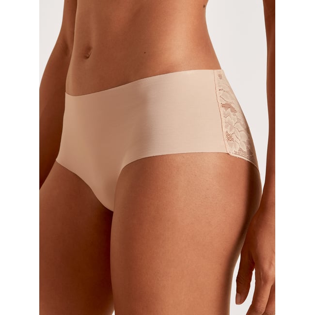 Panty Modal NATURAL SKIN LACE rose teint <span itemprop=