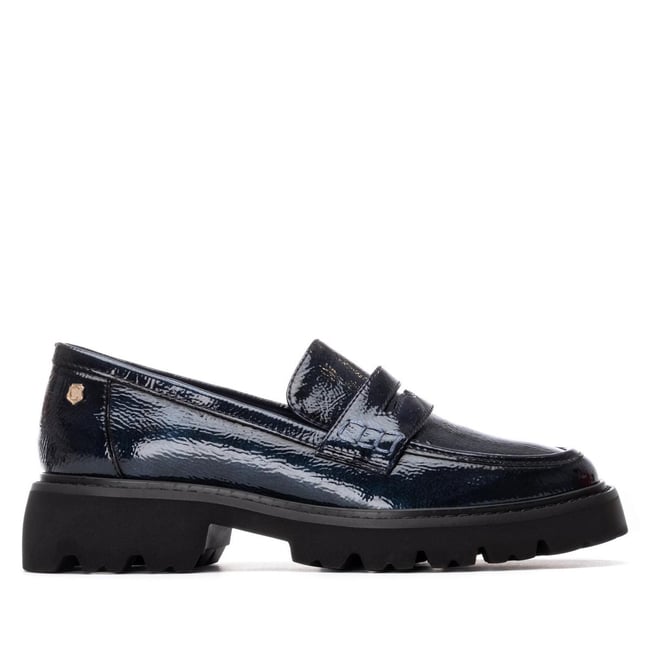 Chaussure Plaine Décontractée bleu marine <span itemprop=