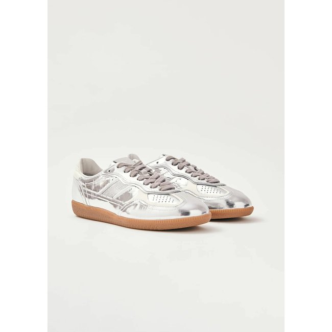 Sneaker aus Leder Tb.490 Rife silberfarben <span itemprop=