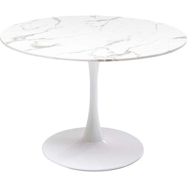 Table ronde en marbre minéral, VENETO - KARE DESIGN