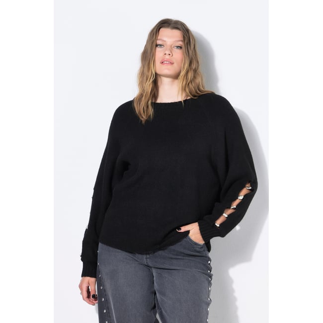 Pull coupe Boxy Shape noir <span itemprop=