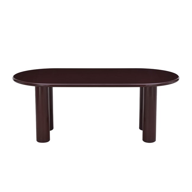 Table de séjour laquée brillante NORI - SORELH