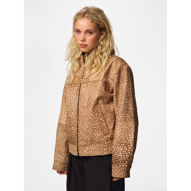 Veste En Cuir marron - nuthatch1 <span itemprop=
