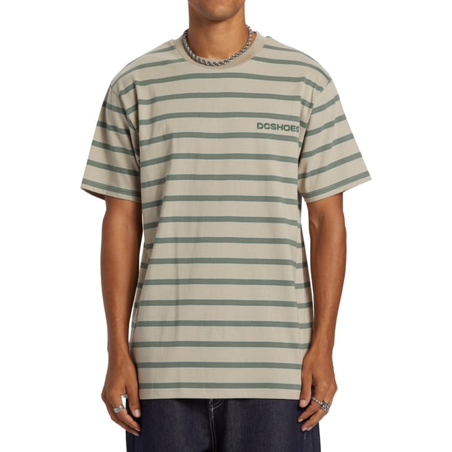 T-shirt à manches courtes UPSTATE. vert silver lining upstate stripe <span itemprop=