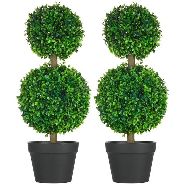 Topiaires artificielles PE Vert Couleur vert <span itemprop=