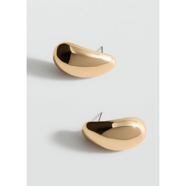 Boucles d'oreilles ovales volume - MANGO