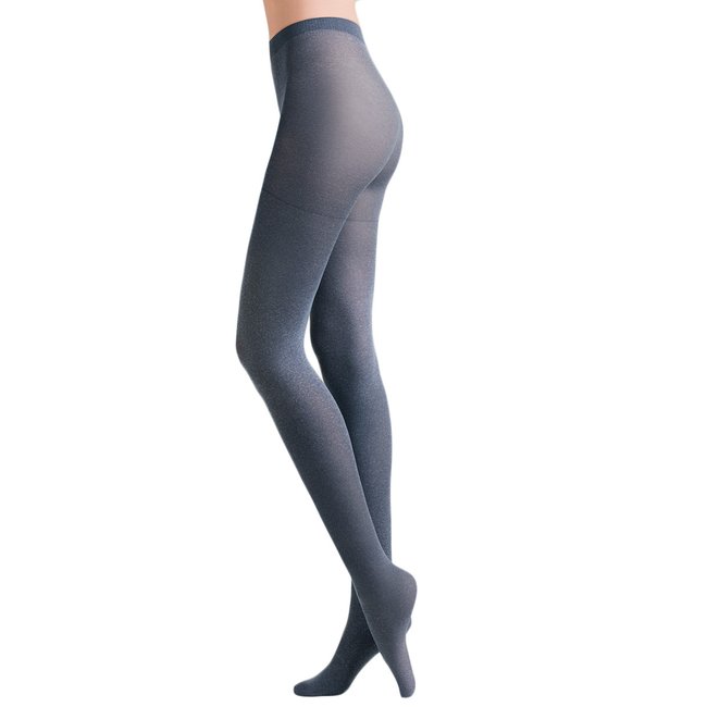Collant épais sans coutures MELANGE 50den gris <span itemprop=