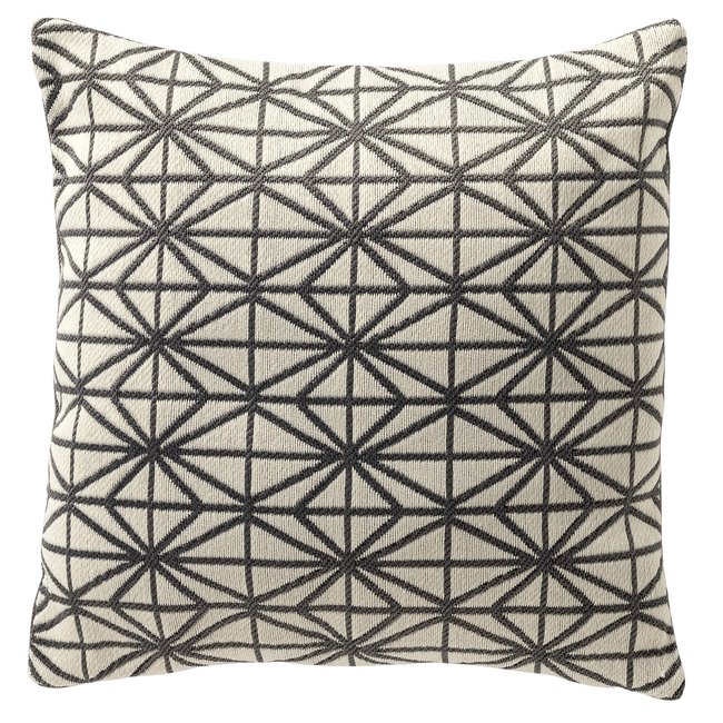 Coussin extérieur Nisa - Gris, 45x45 cm charcoal gray <span itemprop=