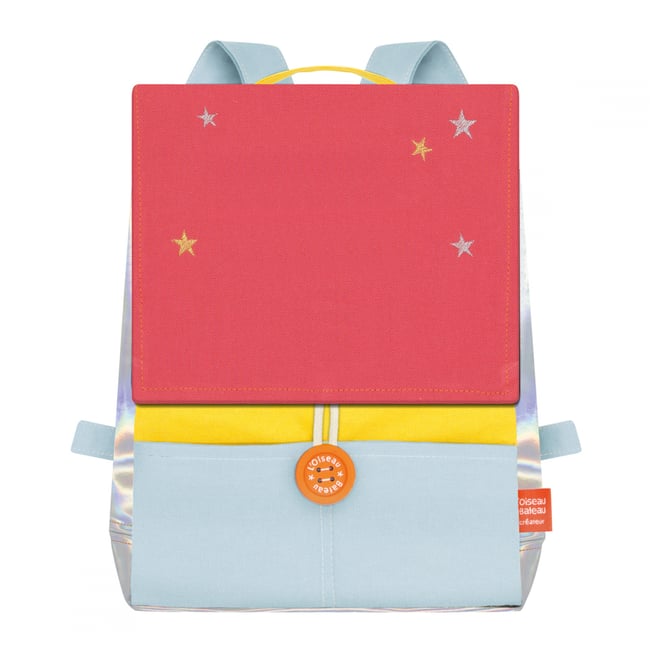 Sac à dos enfant Astro moutarde & grenadine <span itemprop=