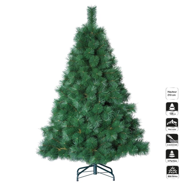 Sapin Nebraska Spruce 210 cm Couleur vert <span itemprop=
