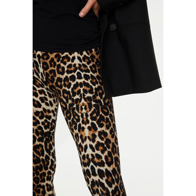 Pantalon Tailleur Karen Millen Noir Taille 10 - Occasion Très Bon État - Coupe Wide Leg