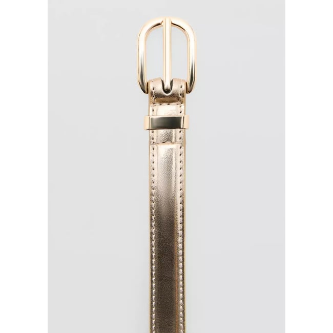 Ceinture métallisée à boucle - MANGO