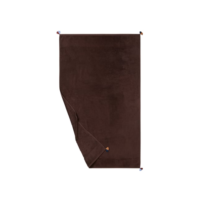 Drap de bain AMARA chocolat <span itemprop=
