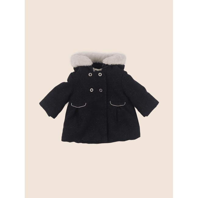 Manteau - Très bon état bleu, argent <span itemprop=