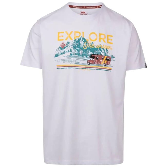 T-shirt motifs montagne et camping-car THELON - TRESPASS