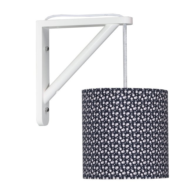 Applique murale en coton Couleur bleu <span itemprop=