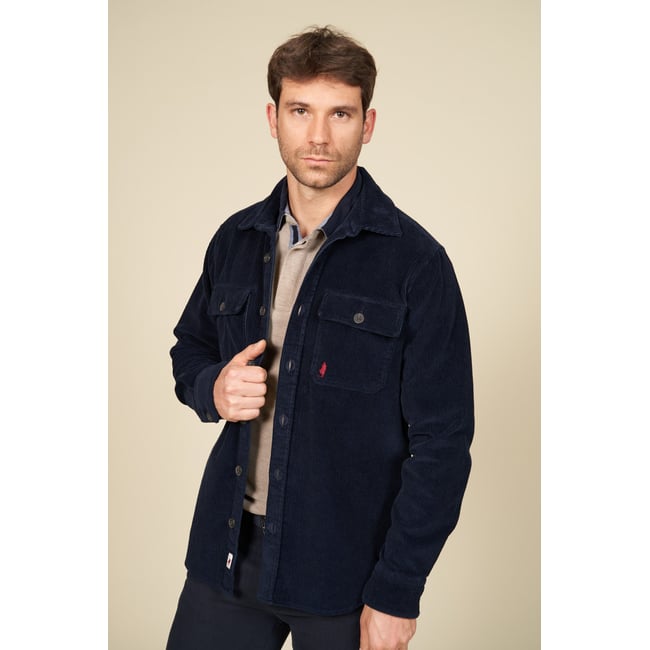 Surchemise velours avec poches - MCS