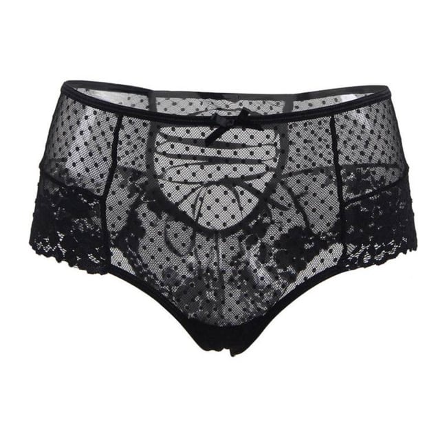 Tanga taille haute Jazzy OhYeah noir <span itemprop=