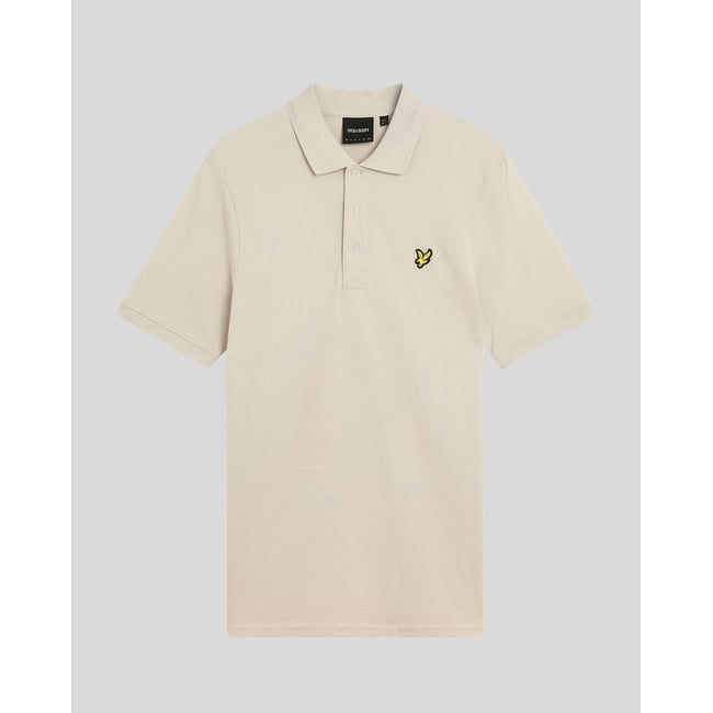 Polo en coton blanc crique <span itemprop=