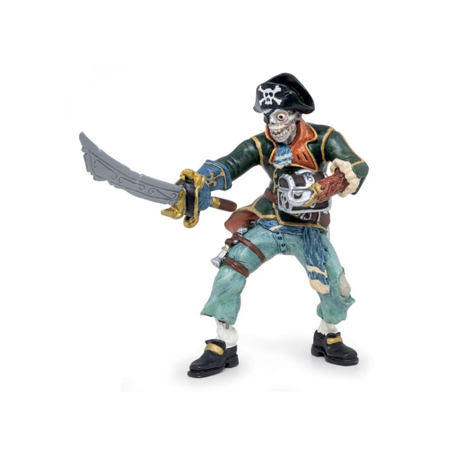 Pirate zombie gris <span itemprop=