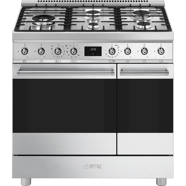 Piano de cuisson gaz 5 feux 90 cm C92GP - SMEG