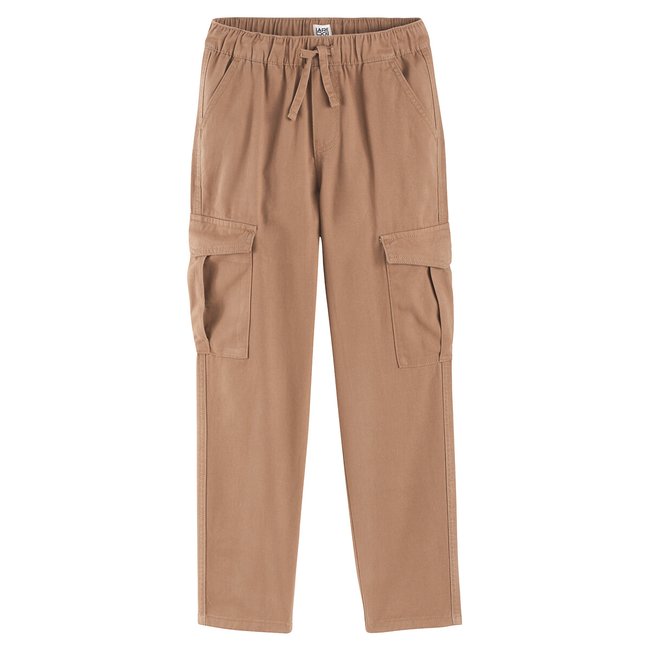 Pantalon cargo con cintura elastica La Redoute Collections La Redoute