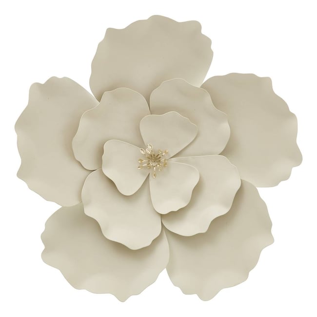 Décoration murale fleur en métal FLOK - ATMOSPHERA