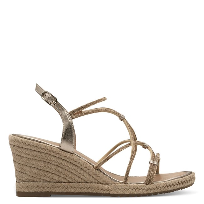 Sandale à talon en boucle blanc blanc <span itemprop=
