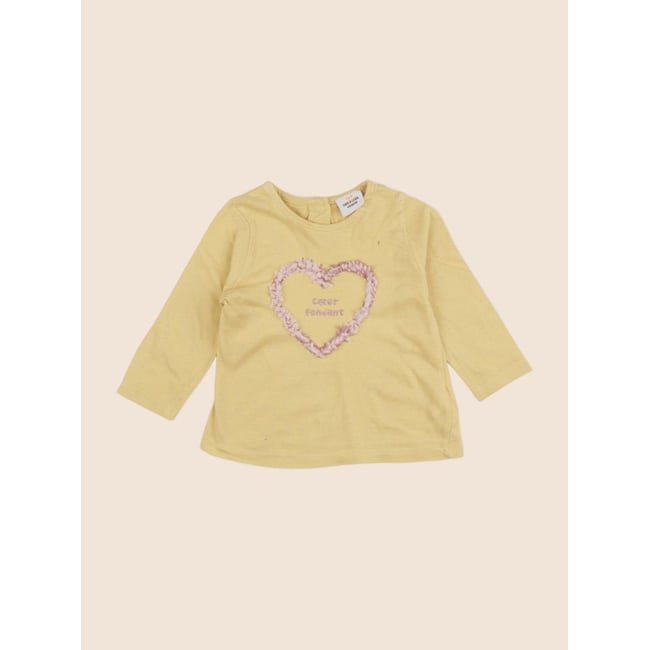 Tee-shirt - Bon état jaune <span itemprop=