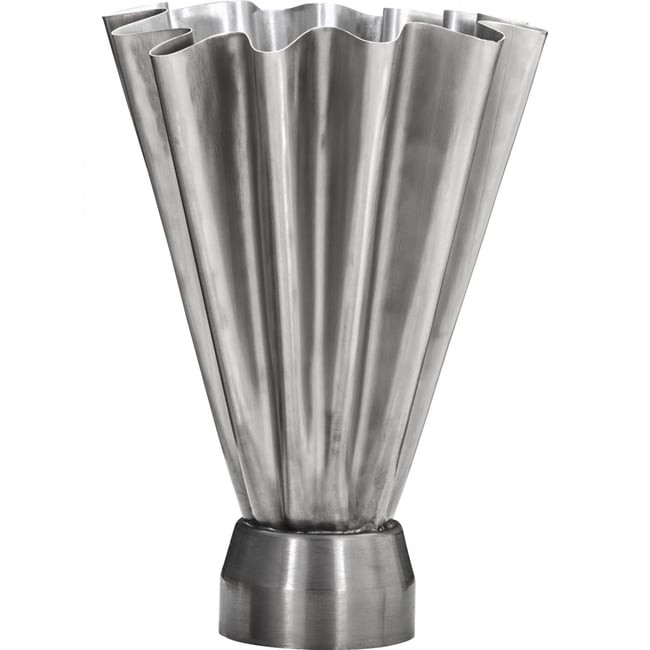 Vase Flood 28 cm Couleur argent <span itemprop=