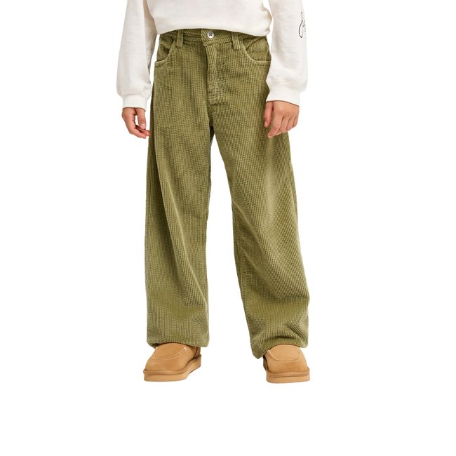 Pantalon en velours PATROLKID. vert oil green <span itemprop=