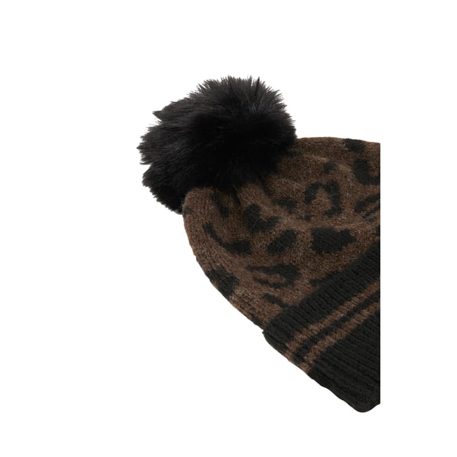 Bonnet aspect laineux multicolore <span itemprop=