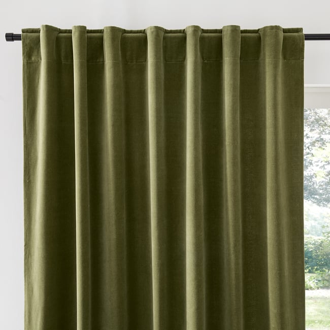 Vorhang Velvet, verdeckte Schlaufen, Samt - LA REDOUTE INTERIEURS
