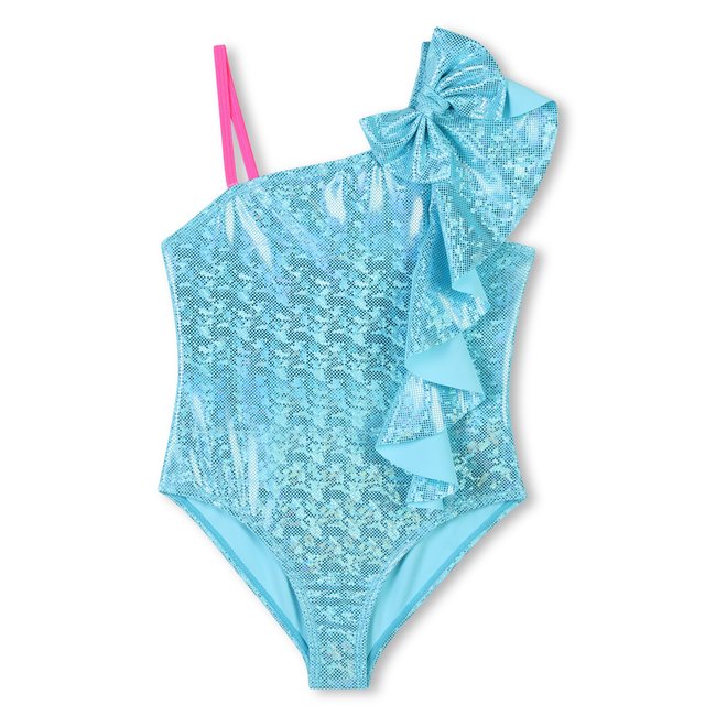 Maillot de bain 1 pièce bleu lave <span itemprop=