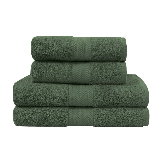 Ensemble de bain 4 pièces (2 draps de bain + 2 serviettes de toilette) LUXURY - SENSEI MAISON