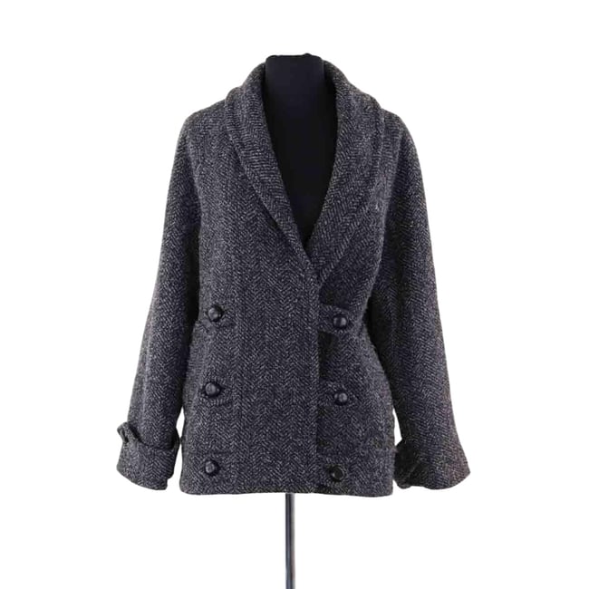 Manteau - Très Bon État gris <span itemprop=