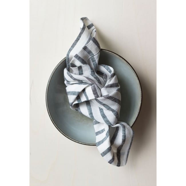 Serviette en lin lavé rayé, Les Essentiels - GABRIELLE PARIS