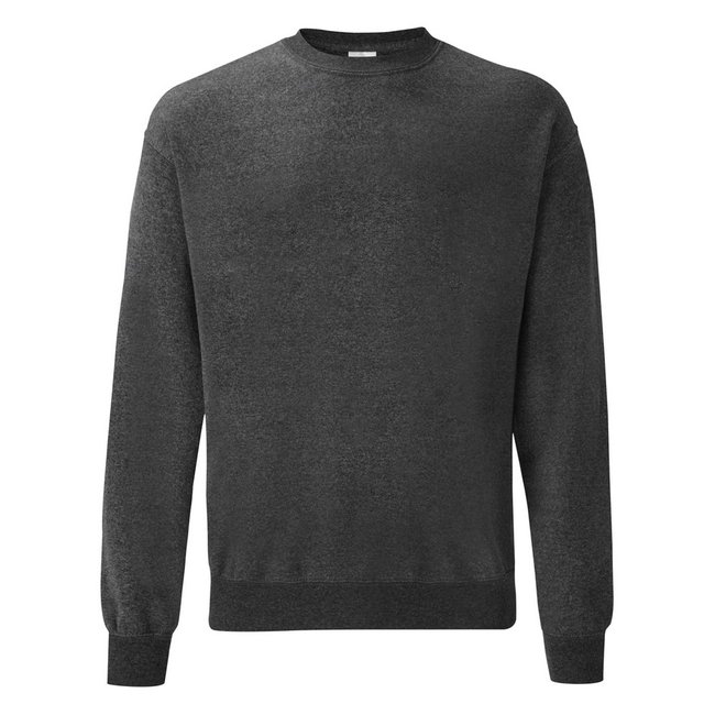 Fruit of the Loom 12202A Sweat-shirt vintage pour homme avec grand logo imprimé, bleu marine, L
