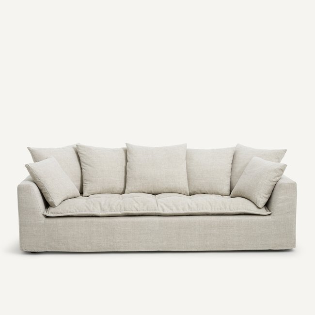 Sofa Otavia, Baumwolle/Leinen beige <span itemprop=