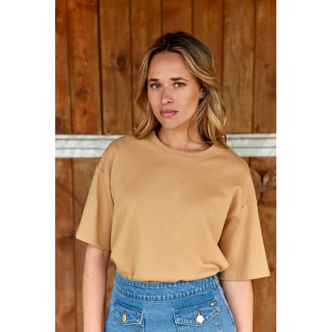 T-shirt manches courtes col rond imprimé à rayures TAIS - LA PETITE ETOILE