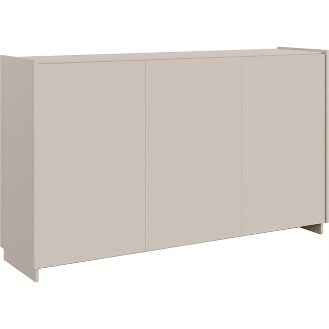 Commode 3 portes collection MAGRO en bois Couleur cachemire <span itemprop=
