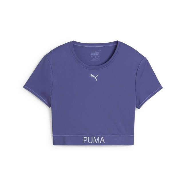 Camiseta deportiva de manga corta STRONG azul <span itemprop=