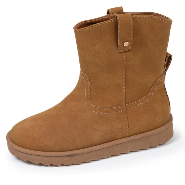Bottines haute, confort à mémoire de forme beige <span itemprop=