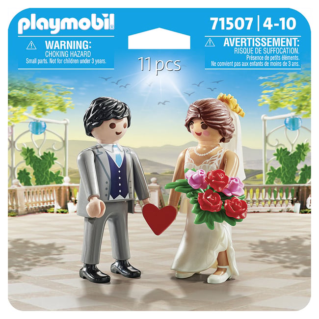 71507 -  - Couple de maries bleu <span itemprop=