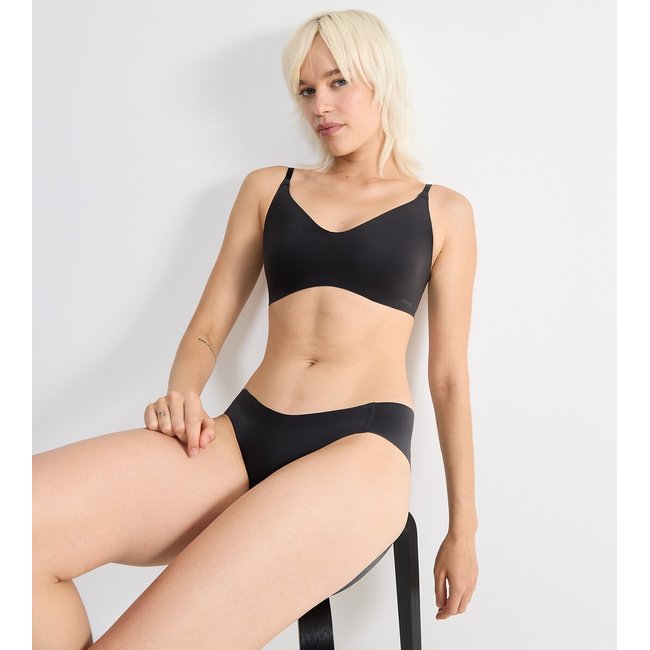 Juego de 2 sujetadores bralette Zero Microfibre 2.0 negro + negro <span itemprop=