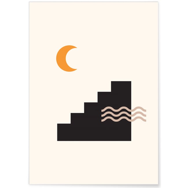 Affiche Summer 6 Couleur blanc <span itemprop=